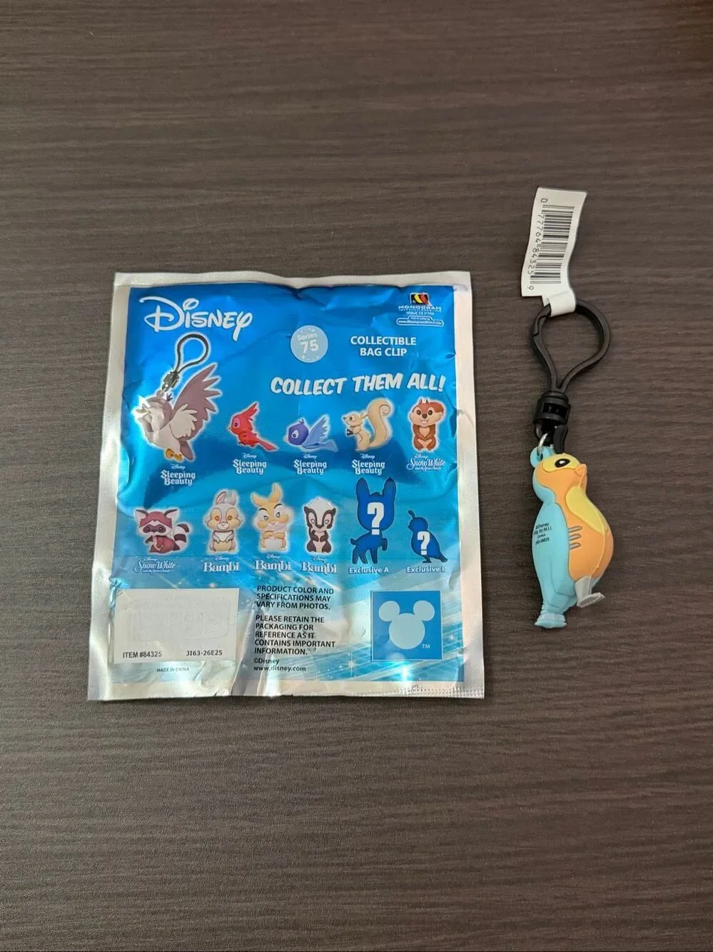 Disney Woodland Series 75 Bag Clip Keychain CHASE - Mrs. Quail (Bambi)